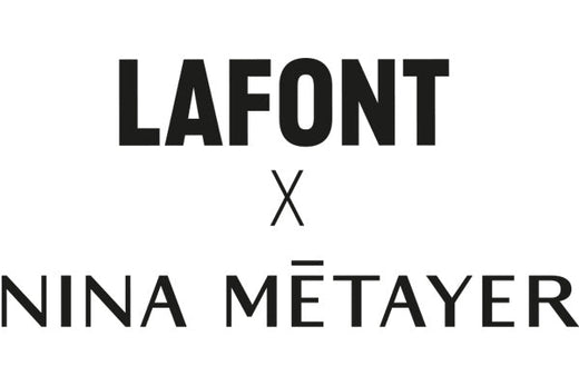 Collaboration entre Lafont et Nina Métayer pour la création de deux veste de cuisine sur-mesure